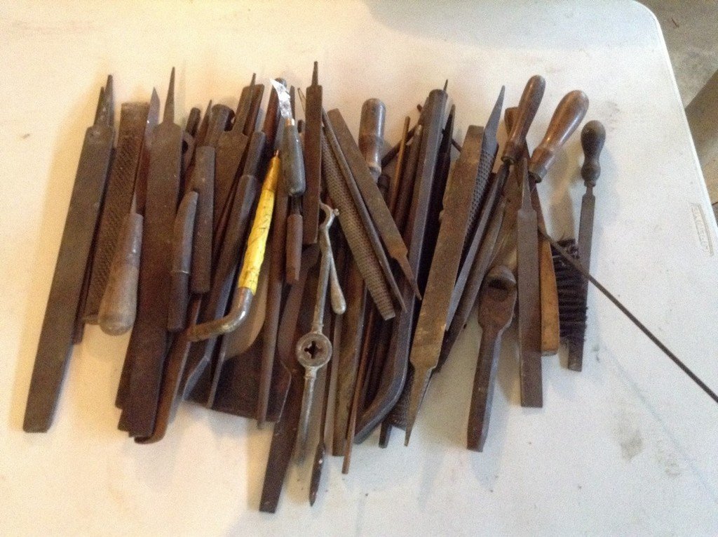 All USA made files, chisels, punches (1 of 1)