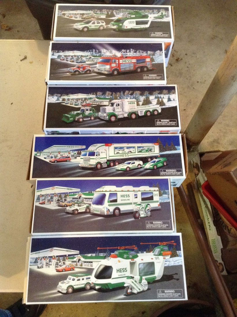 Lot of 6 new in box Hess trucks (1 of 1)