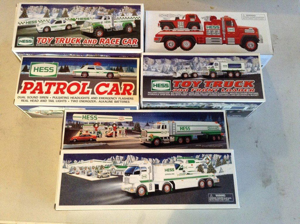 Lot of 6 new in box Hess trucks (1 of 1)