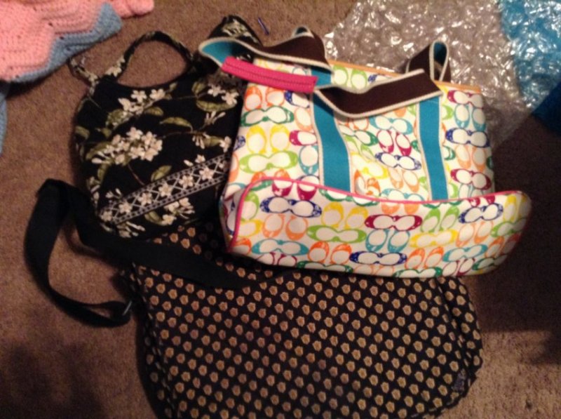 Lot of Coach a bag and Others: Lot of Coach a bag and Others as seen in photo