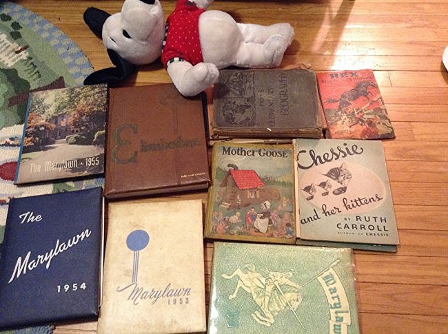 Vintage Children's Books, Snoopy and Vintage Year Books (1 of 1)