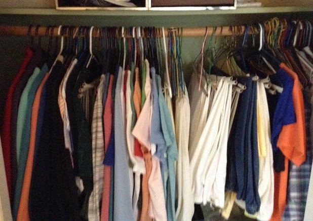 Rack Full of Clothing: Rack Full of Clothing; like new L.L Bean summer tops and more