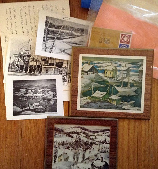 Henry Gasser Mounted Painting and Nautical Scenes (1 of 1)