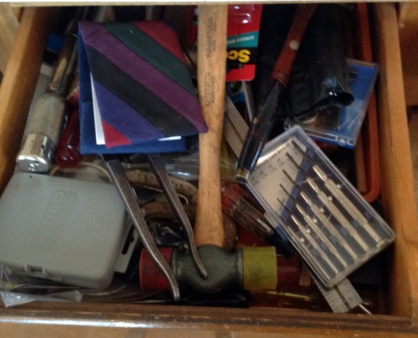 Tool drawer contents (1 of 2)