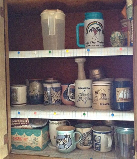 Cabinet with Coffee Mugs: Cabinet with Coffee Mugs: as seen in photos