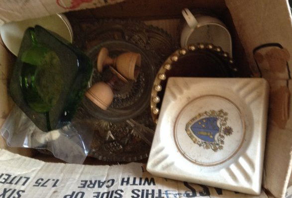 Mid century glassware ashtrays and more (1 of 2)