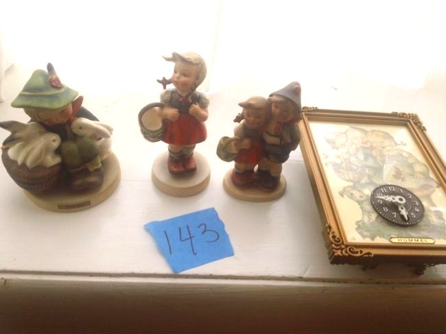 4 Hummels 1960's with Hummel Clock (1 of 1)