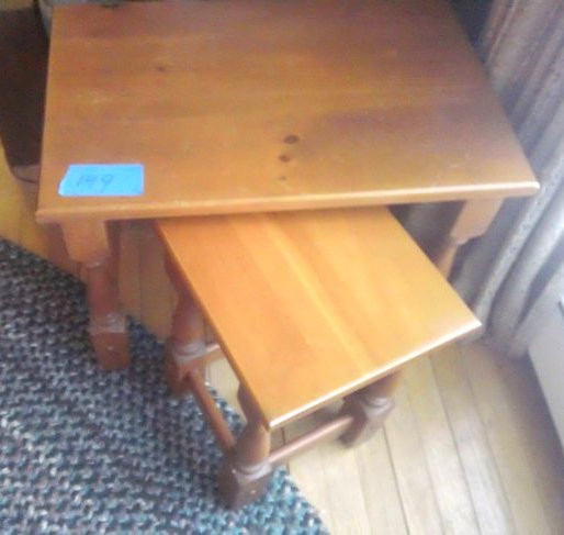 Nesting Tables: Nesting Tables: 24 x 16 x 18 and 11 x 11 x16