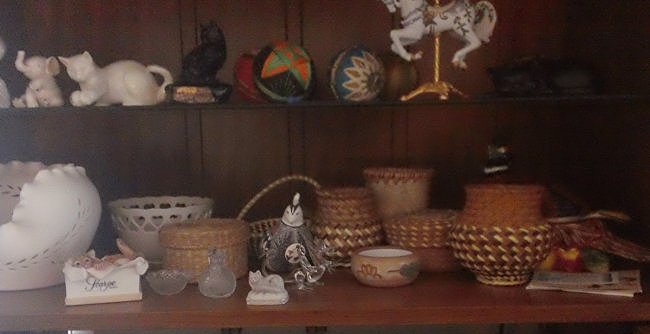 Lenox Hand Woven Baskets 1950's a signed artist (1 of 4)