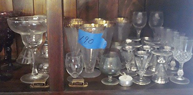 Mid- century glassware & Crystal glasses (1 of 2)
