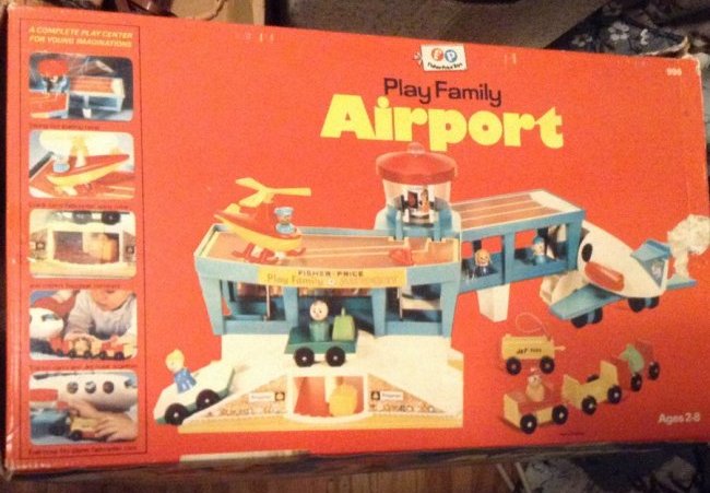 Fisher Price Family airport in the box: Fisher Price Family airport in the box: as seen in photo