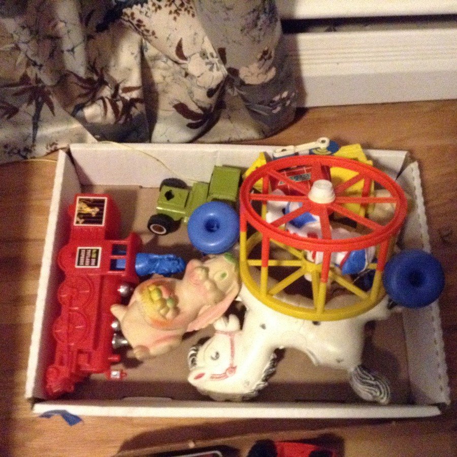 Vintage Toys; Marx trucks, train and others: Vintage Toys; Marx trucks, train and others: as seen in photo