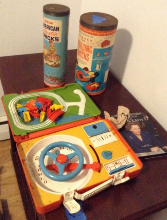 Auburn Building Bricks and Mattel Driving game (1 of 1)