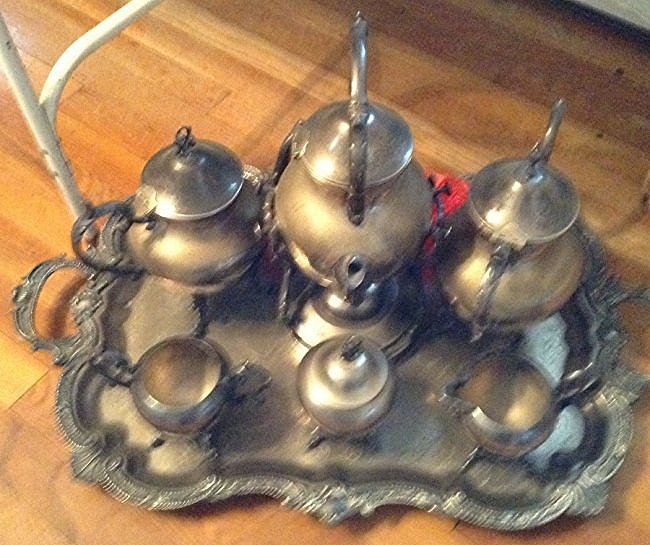 English Silver plate Tea serving set (1 of 1)
