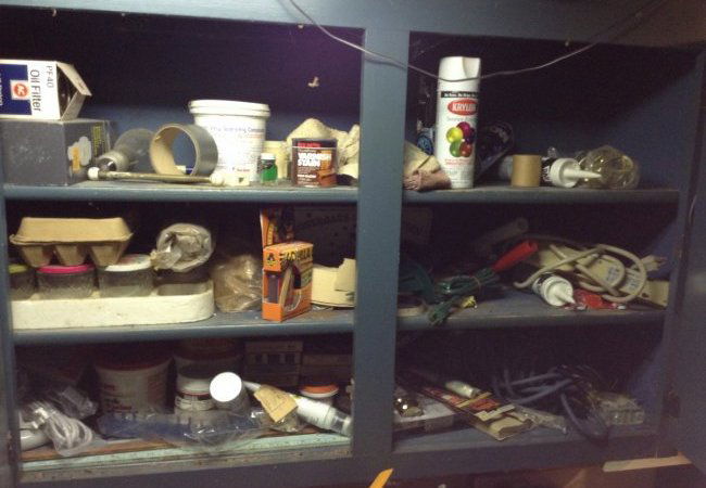 Contents of Green workbench cabinets (1 of 1)