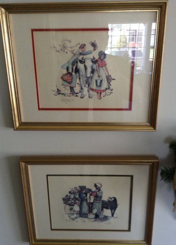 4 Norman Rockwell Prints (1 of 2)