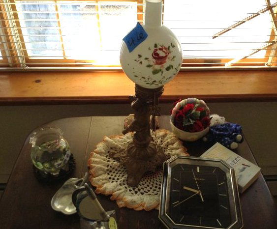 Contents of tea cart: Contents of tea cart: as seen in photos