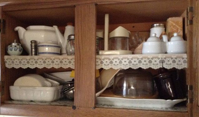 Contents of all top Kitchen Cabinets (1 of 6)