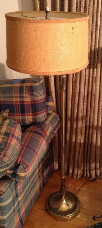 Brass Standing Lamp 1950's (1 of 2)