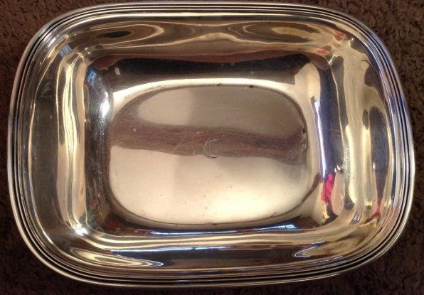 Tiffany & co. Dish sterling silver 444 grams (1 of 2)