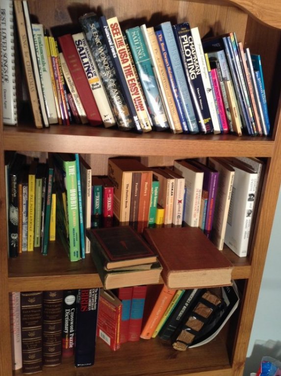 Contents of 3 book cases (1 of 3)