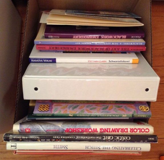 Box of sewing Books , patterns etc. (1 of 1)
