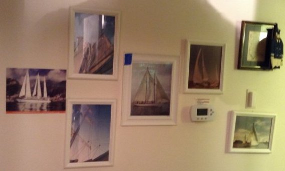 Nautical Pictures hanging (1 of 1)