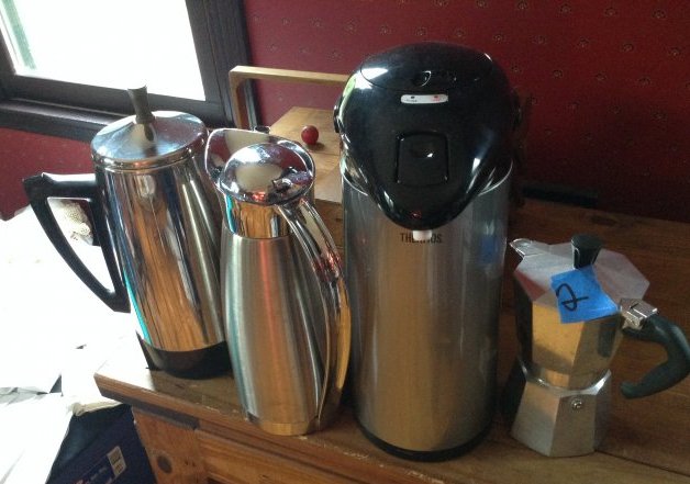 Coffee pots and espresso maker (1 of 1)