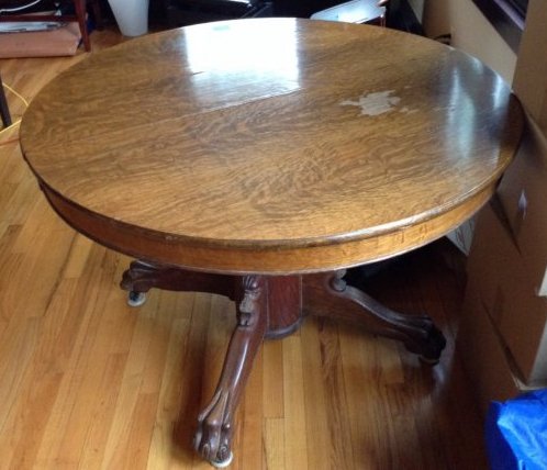 Quarter sawn oak table (1 of 2)
