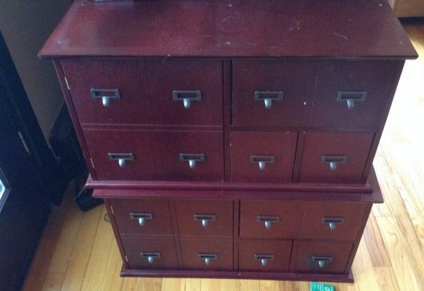 Storage cabinet: Storage cabinet 27 wide inches x 10 inches deep x 28 inches tall
