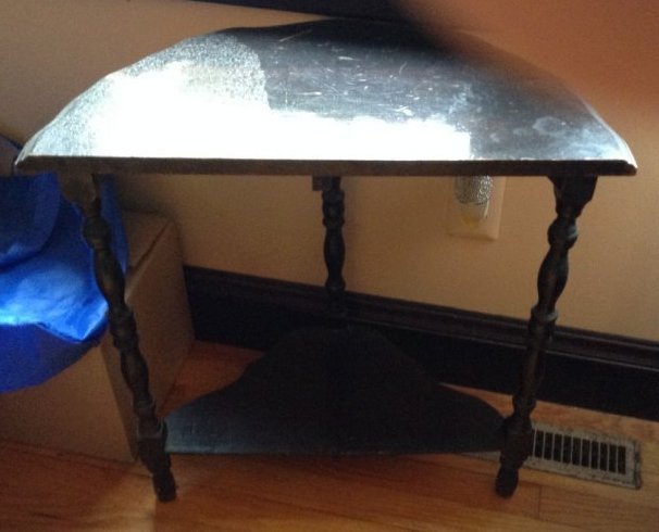 Vintage table - damage to finish (1 of 1)