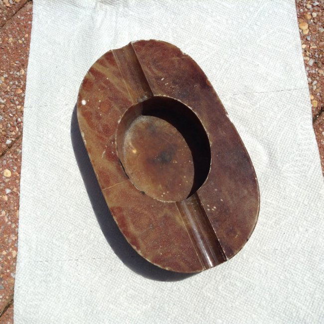 Vintage Alabaster ash tray (1 of 2)