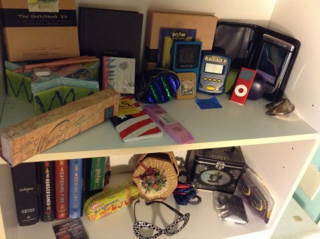 Contents of bookshelves (1 of 2)