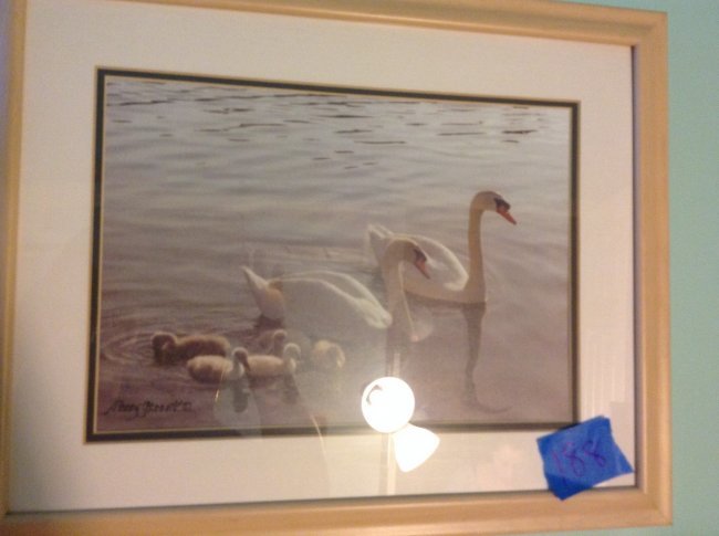 Vangough print and other signed prints (signed Groark), (1 of 3)