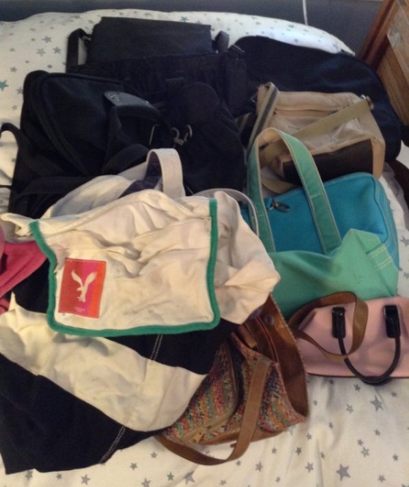 10 totes and bags: 10 totes and bags