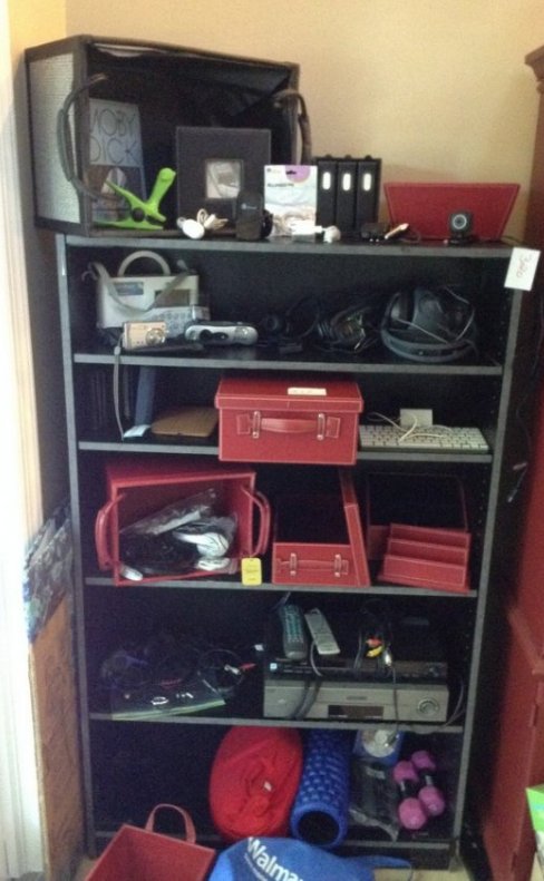 Complete Contents: Complete Contents: including Digital cameras, Headphones, DVD Player & remote, VCR proscan, weights, radios and more