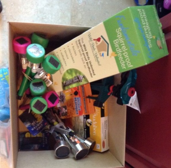 Bird feeder & solar lights new (1 of 1)