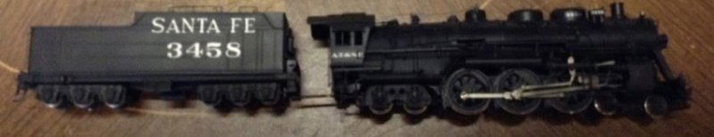 Santa Fe Engine & Tender Brass (1 of 1)