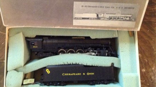 Chesapeake & Ohio 484 Green Bier Engine: Chesapeake & Ohio 484 Green Bier Engine: as seen in photo