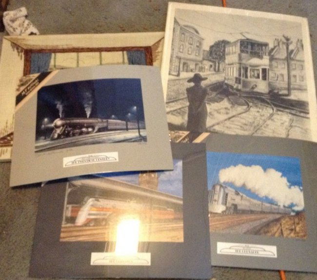 Signed & numbered Train prints (1 of 2)