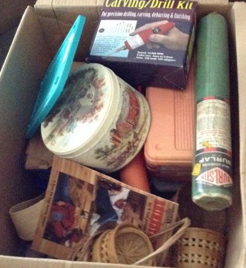 Huge box filled with craft making items (1 of 1)