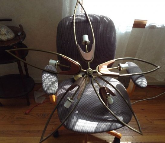 MCM ceiling light: MCM ceiling light: as seen in photo