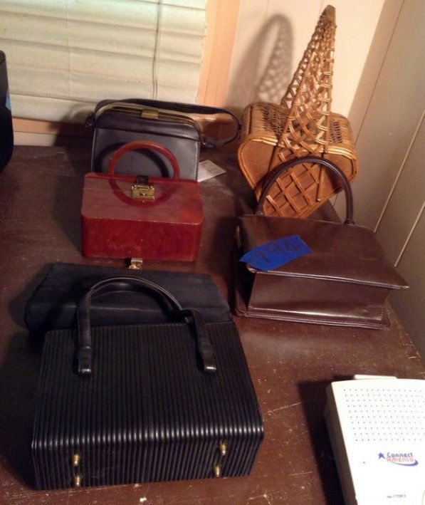 Vintage purses including Bakelite (1 of 1)