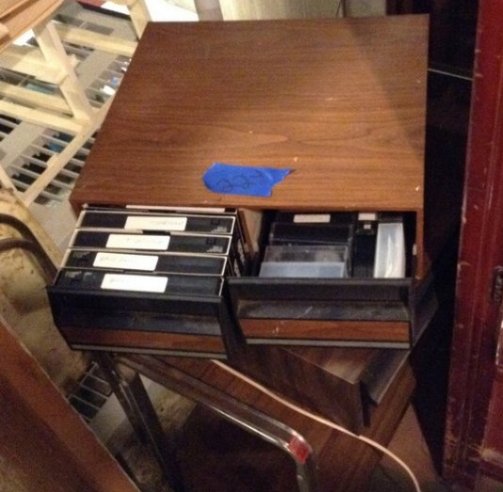 VHS holders with tapes: VHS holders with tapes