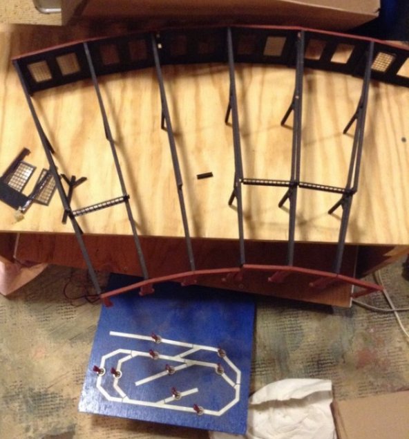 HO layout roundhouse electrical controls (1 of 2)