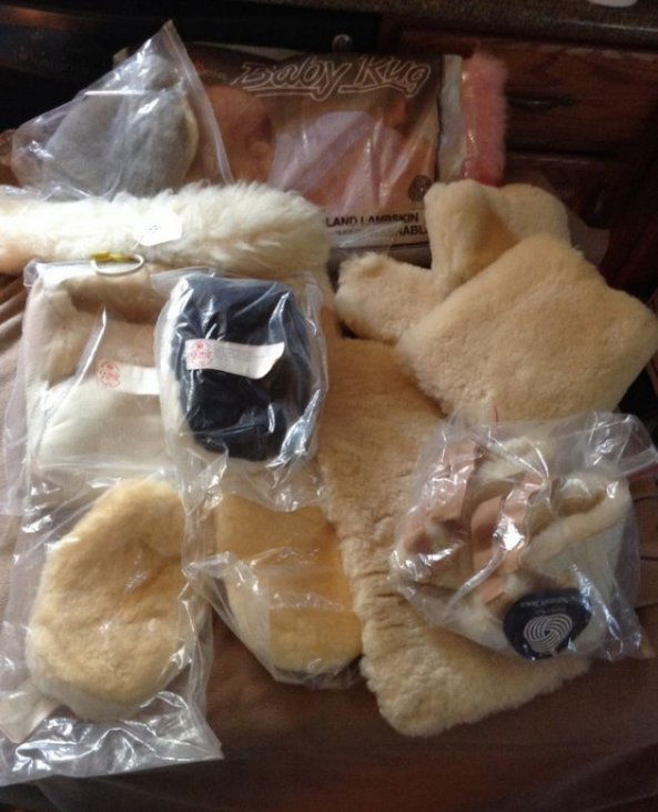 Large Lot NEW Lamb skin (1 of 1)