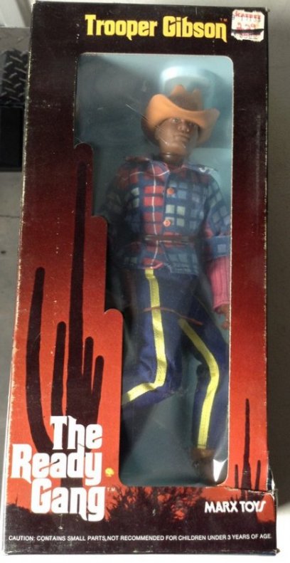 Trooper Gibson Marx Toys in box "The Ready Gang": Trooper Gibson Marx Toys in box "The Ready Gang"