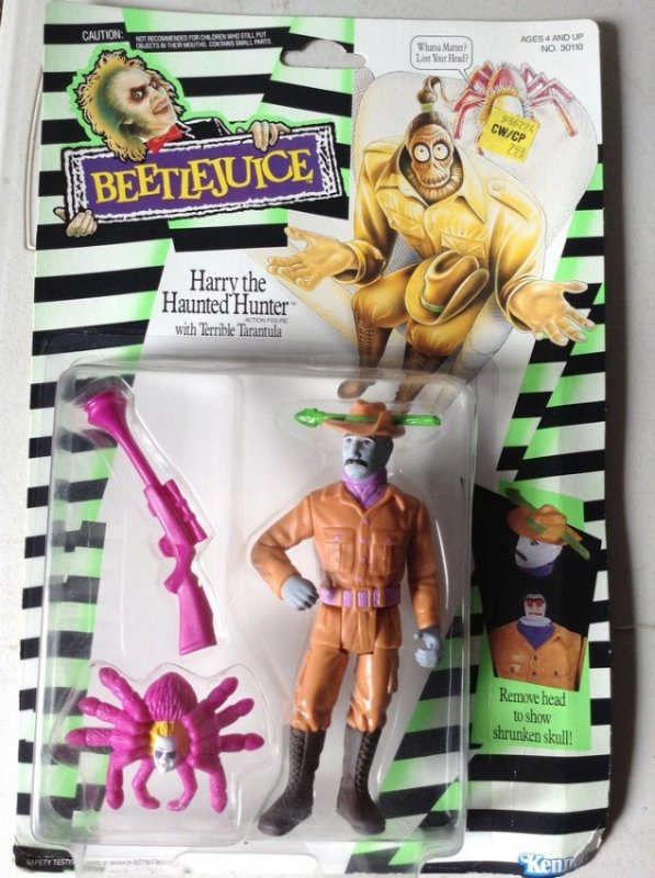 Moc Beetlejuice 1989 Kenner Harry the Haunted Hunter (1 of 1)