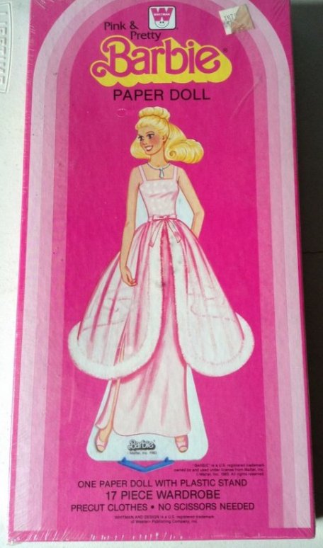 Barbie Pink & Pretty Papperdoll Whitman 1980's: Barbie Pink & Pretty Papperdoll Whitman 1980's