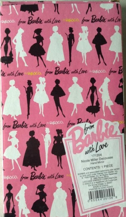Barbie Nicole Miller Hand Mirror: Barbie Nicole Miller Hand Mirror